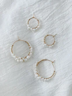 Cruz Pearl Hoops