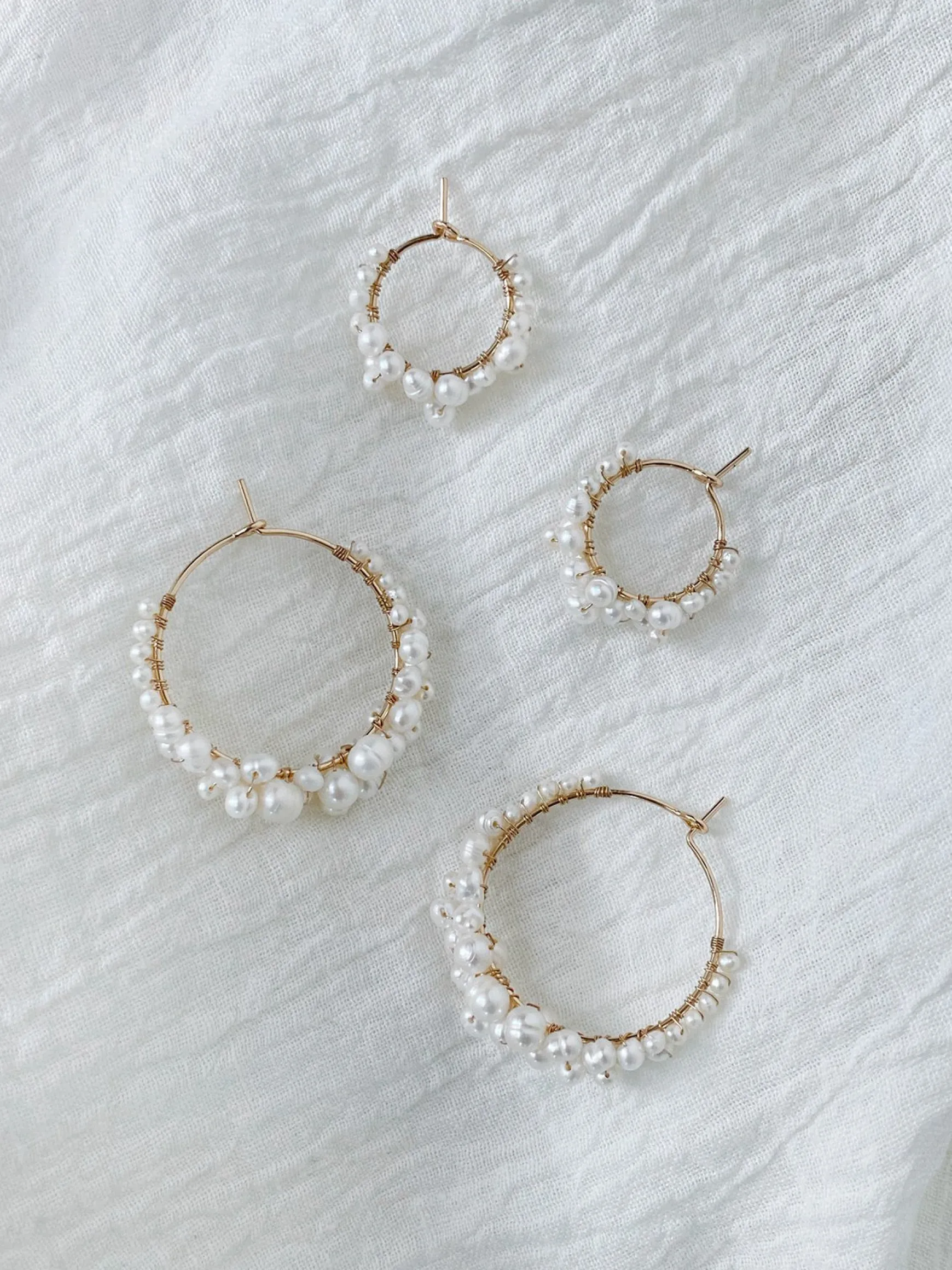 Cruz Pearl Hoops