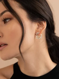 Lupe Crescent Studs
