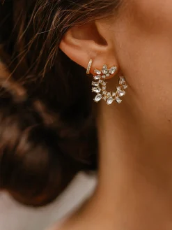 Lupe Crescent Studs