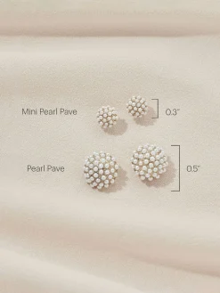 Pearl Pave Studs