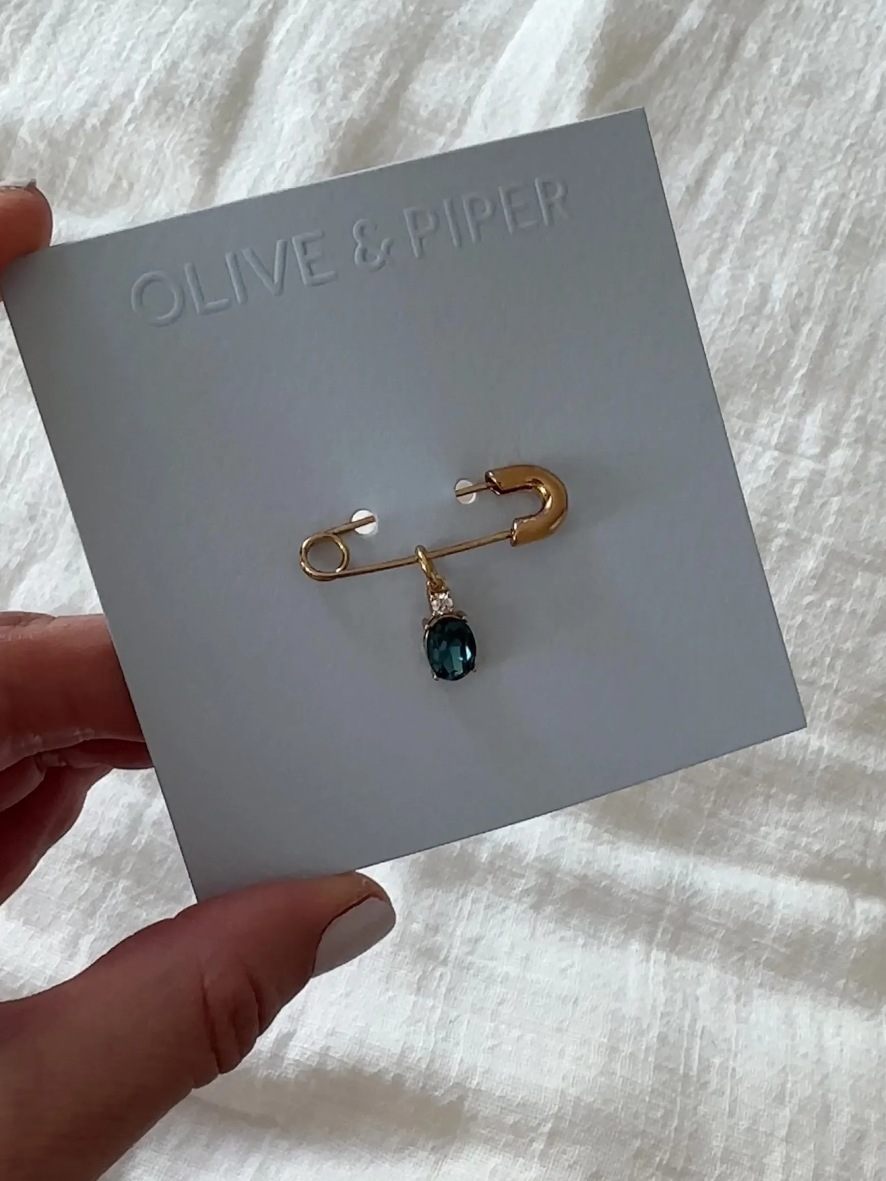 Something Blue Pin - Oval