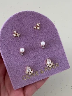 Violette Petite Stud Set